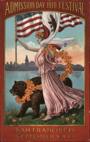 Admission Day 1910 Festival - 8/9/1910 San Francisco California