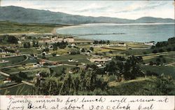View of City and Bay Postcard