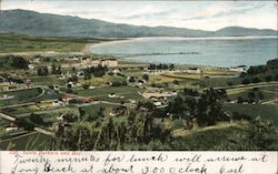 View of City and Bay Santa Barbara, CA Postcard Postcard Postcard