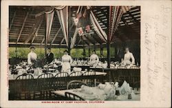 View of Dining Room, Camp Vacation Postcard