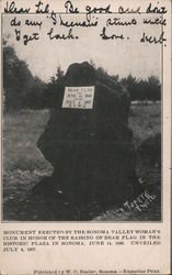 Bear Flag Monument Postcard