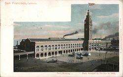 Ferry Building Badly Damaged by Fire April 18, 1906 San Francisco, CA Postcard Postcard Postcard
