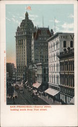 Kearney Street looking South from Post Street Postcard