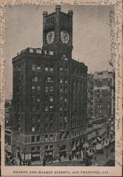 Kearney and Market Streets Postcard