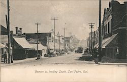 Beacon St. Looking South Postcard