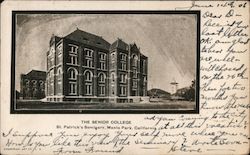 The Senior College St. Patrick's Seminary Menlo Park, CA Postcard Postcard Postcard