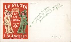 La Fiesta De Las Flores May 5-11, 1907 Postcard