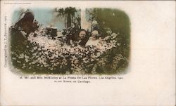 Mr. and Mrs. McKinley at La Fiesta De Las Flores Postcard
