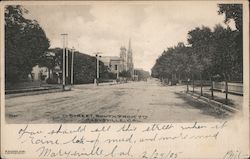 D Street South from 7th Marysville, CA Postcard Postcard Postcard