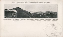 Mill Valley and Mt Tamalpais scenic railway Postcard