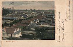 View of Town Oxnard, CA Postcard Postcard Postcard