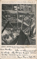 John G. Myers & Co's Store Disaster Postcard