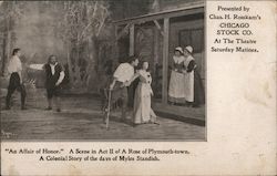 Chicago Stock Co. at the Theatre Postcard