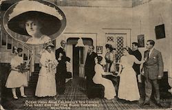 Scene from Anne Caldwell's new comedy -The Nest Egg-at the Bijou Theatre. Postcard