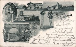 Missions of California Postcard