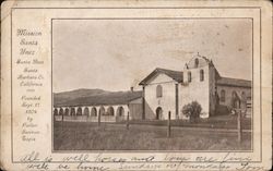 Mission Santa Ynez. Postcard