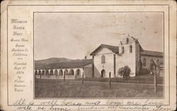 Mission Santa Ynez. Santa Barbara, CA Postcard Postcard Postcard