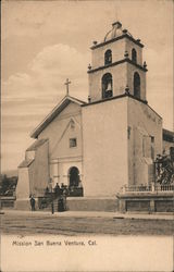 Mission San Buena Ventura, CA Postcard Postcard Postcard