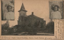 Public School Building Postcard