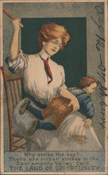 Why Strike the Boy? There are Richer Strikes in the Sacramento Valley Postcard