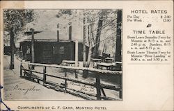 Montrio Hotel Bungalow Postcard