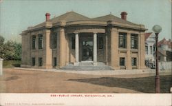 Public Library Postcard