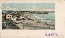 The Bathing Beach Santa Cruz, CA Postcard Postcard Postcard