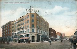 Fourth and Pike Streets Postcard