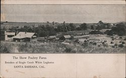 The Show Poultry Farm Santa Barbara, CA Postcard Postcard Postcard