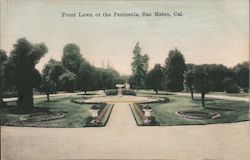 Front Lawn of the Peninsula Postcard