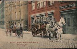 Franklin Hose Co. No. 4 House on Mills St Postcard