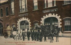 Atlantic Engine Co. House on Harrison St. Postcard