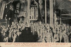 Flash Light Photographs of the Under Ground Workings of the Homestake, the largest Gold Mine in the World Postcard