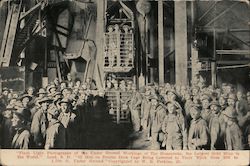 Flash Light Photographs of the Under Ground Workings of the Homestake, the largest Gold Mine in the World Lead, SD Postcard Post Postcard