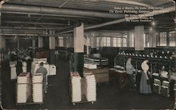 Section of Bindery, The Ladies Home Journal Postcard