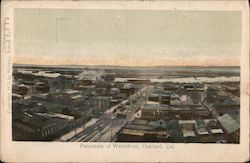 Panorama of waterfront Oakland, CA Postcard Postcard Postcard