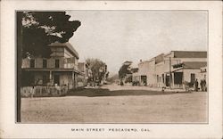 Main Street Pescadero, CA Postcard Postcard Postcard