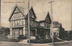 Typical Residences Postcard