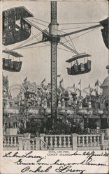 Swing, Luna Park, Coney Island New York Postcard Postcard Postcard
