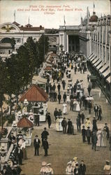 White City Amusement Park, 63rd and South Park Ave, East Board Walk Postcard