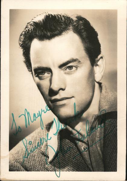 John Ireland. Autographed Actors
