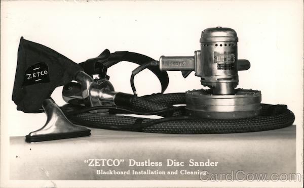 Zetco dustless disc sander blackboard installation and cleaning Los Angeles California