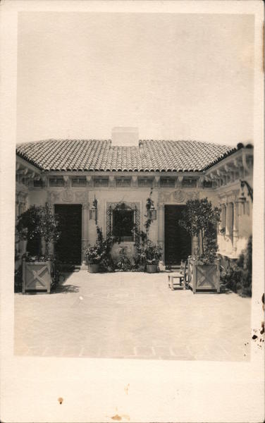 Hearst Guest House, Front Door House A San Simeon California