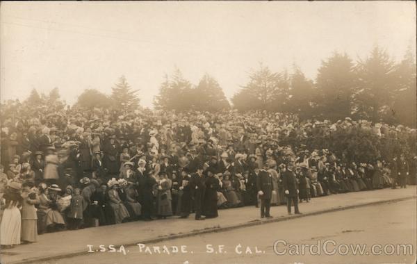 People Watching the I.S.S.A. Parade San Francisco California