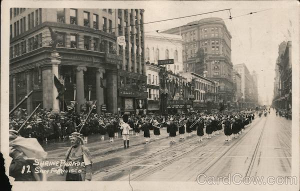 Shrine Parade San Francisco California