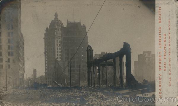 Kearney Street Looking South San Francisco California