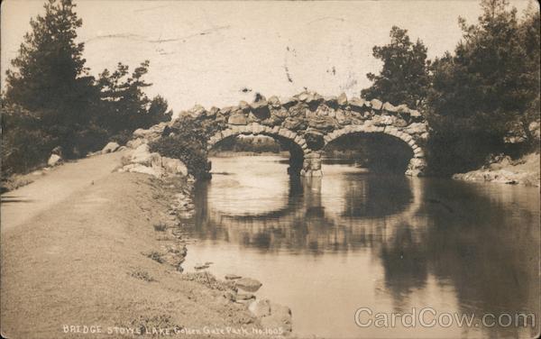Bridge Stowe Lake, Golden Gate Park San Francisco California
