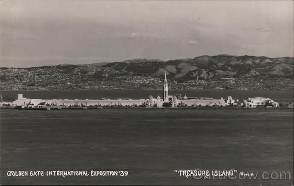 Treasure Island San Francisco California 1939 Golden Gate International Exposition (GGIE)