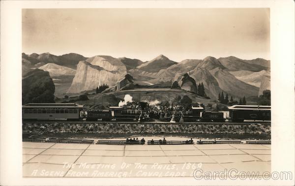 The Meeteing of the Rails Scene From America San Francisco California