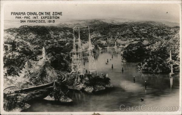 Panama Canal on the Zone - PPIE 1915 San Francisco California